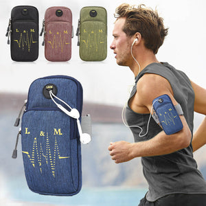 Sport Cell Phone Zipper Arm Bag Men Women Running Mobile Phone Pouch  Fitness Climbing Gadget Phone Bag Creadit Card Holder