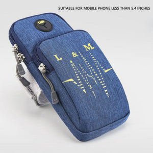 Sport Cell Phone Zipper Arm Bag Men Women Running Mobile Phone Pouch  Fitness Climbing Gadget Phone Bag Creadit Card Holder