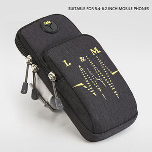 Sport Cell Phone Zipper Arm Bag Men Women Running Mobile Phone Pouch  Fitness Climbing Gadget Phone Bag Creadit Card Holder