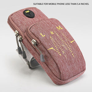 Sport Cell Phone Zipper Arm Bag Men Women Running Mobile Phone Pouch  Fitness Climbing Gadget Phone Bag Creadit Card Holder