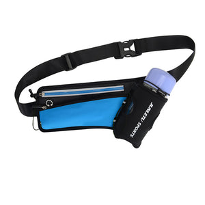 BGreen Sports Waterproof  Cell Phone Waist Pouch Running Wait Belt Bag Cycling Waist Phone Bag Hiking Water Bottle Gadget Holder
