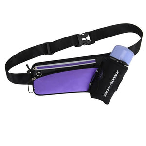BGreen Sports Waterproof  Cell Phone Waist Pouch Running Wait Belt Bag Cycling Waist Phone Bag Hiking Water Bottle Gadget Holder