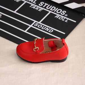 Dolakids 2020 new girl princess shoes baby shoes Leather shoes han version single shoes for children 1-6 years old
