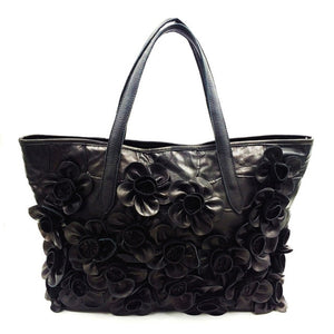2020 Spring and Summer Single Shoulder Messenger Bag Women Handbag Color Matching Flower Leather Retro Women's Bag Sheepskin