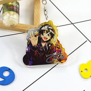 Game Ensemble Stars Valkyrie Mika Kagehira Syu Itsuki Key Holder Keychain Double Print Keyrings Portachiavi Pendant Llavero