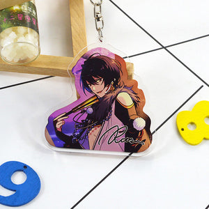 Game Ensemble Stars Valkyrie Mika Kagehira Syu Itsuki Key Holder Keychain Double Print Keyrings Portachiavi Pendant Llavero