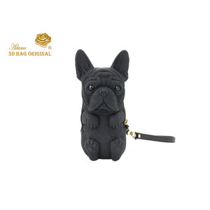 Adamo 3D Bag Original Fred French Bulldog  Clutch with Strap Fashion Wallet Women's Purse  Female Clutch Long Purse